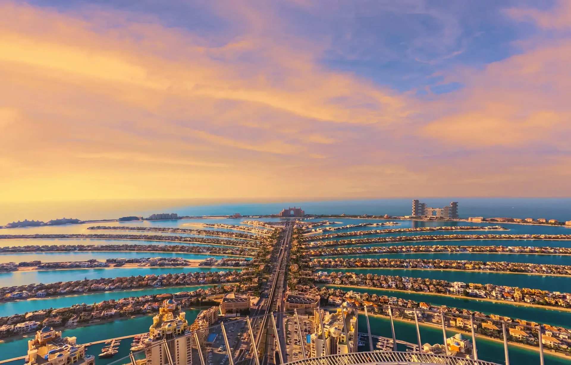 View over The Palm, Dubai