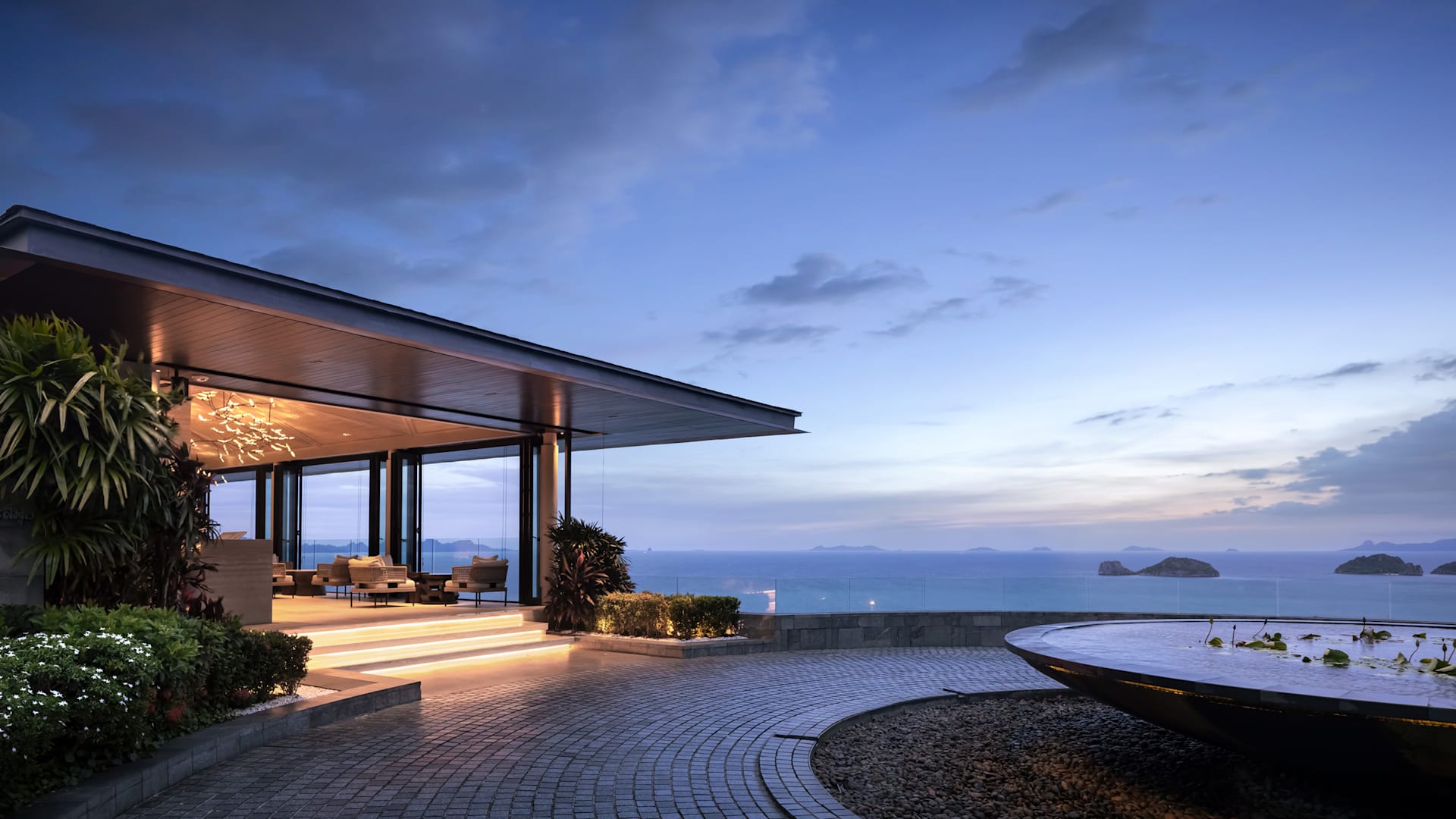 Conrad Koh Samui hillside villa private infinity pool Gulf of Thailand luxury resort